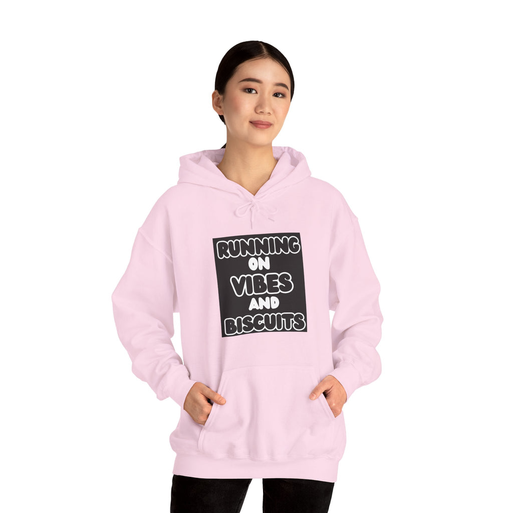 Running On Vibes And Biscuits Graphic Hoodie