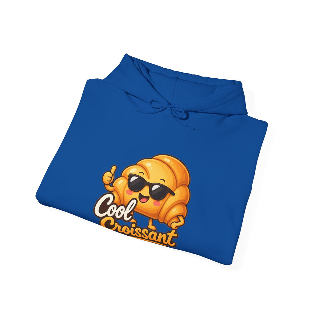 Cool Croissant Graphic Pullover Hoodie – Unisex