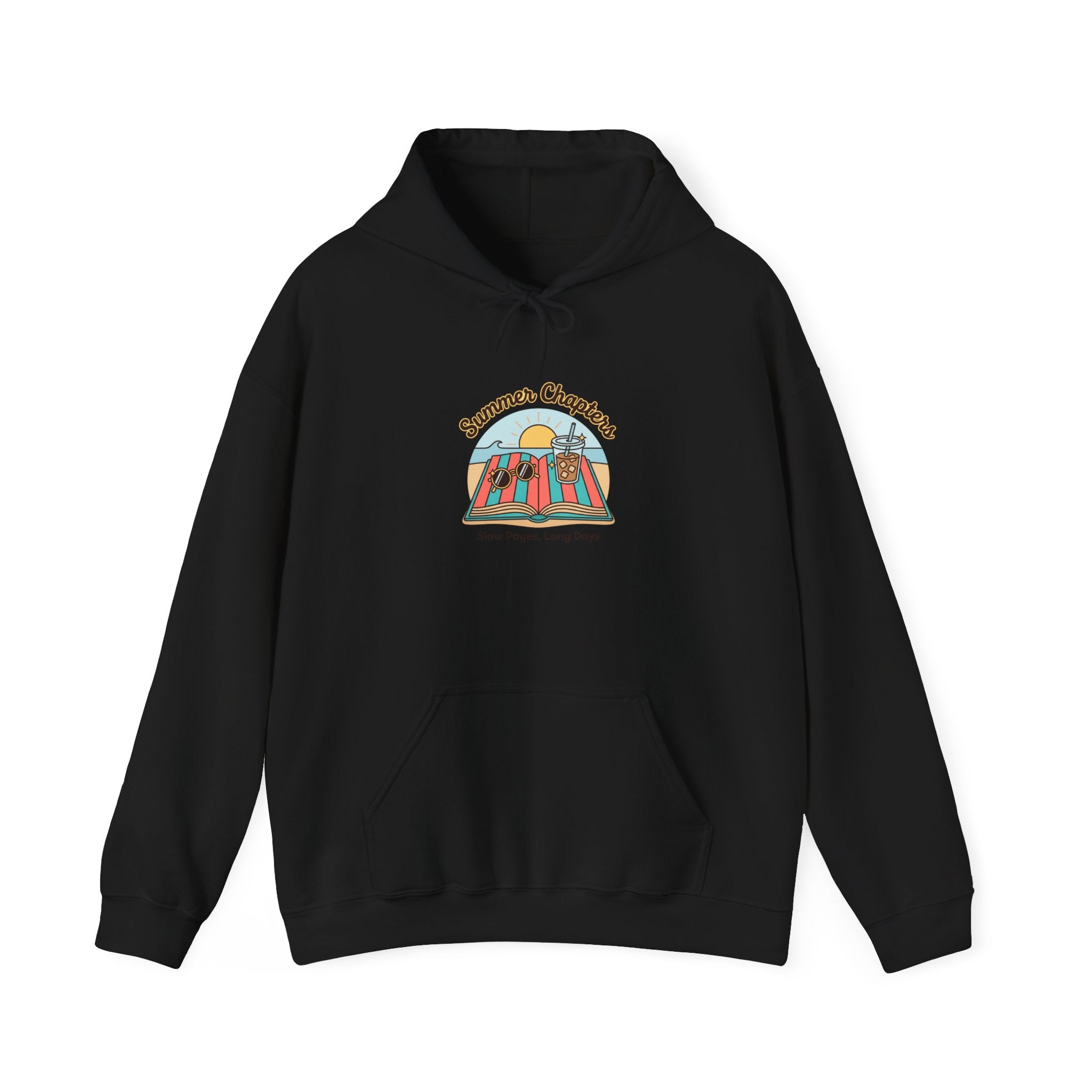 Sunny Retro Beachscape Hoodie | summer aesthetic, coastal vibes
