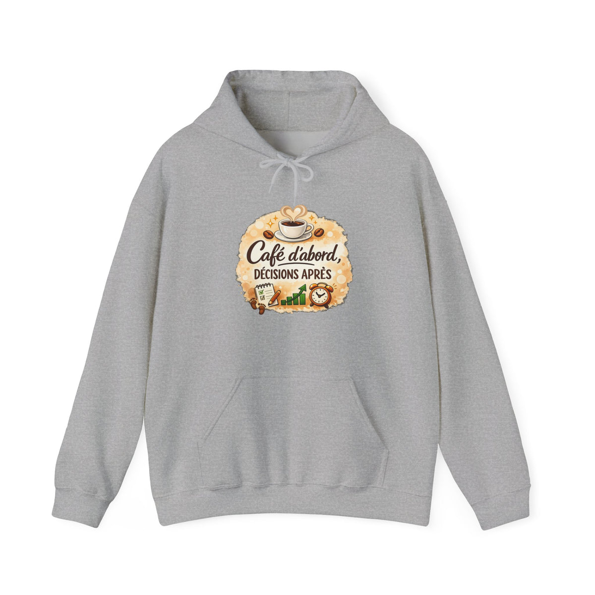 Café d’abord, décisions après – Coffee Lover Hoodie