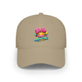 Low Profile Baseball Cap — "Brille Plus Ajourd'hui" Colorful Retro Logo Hat