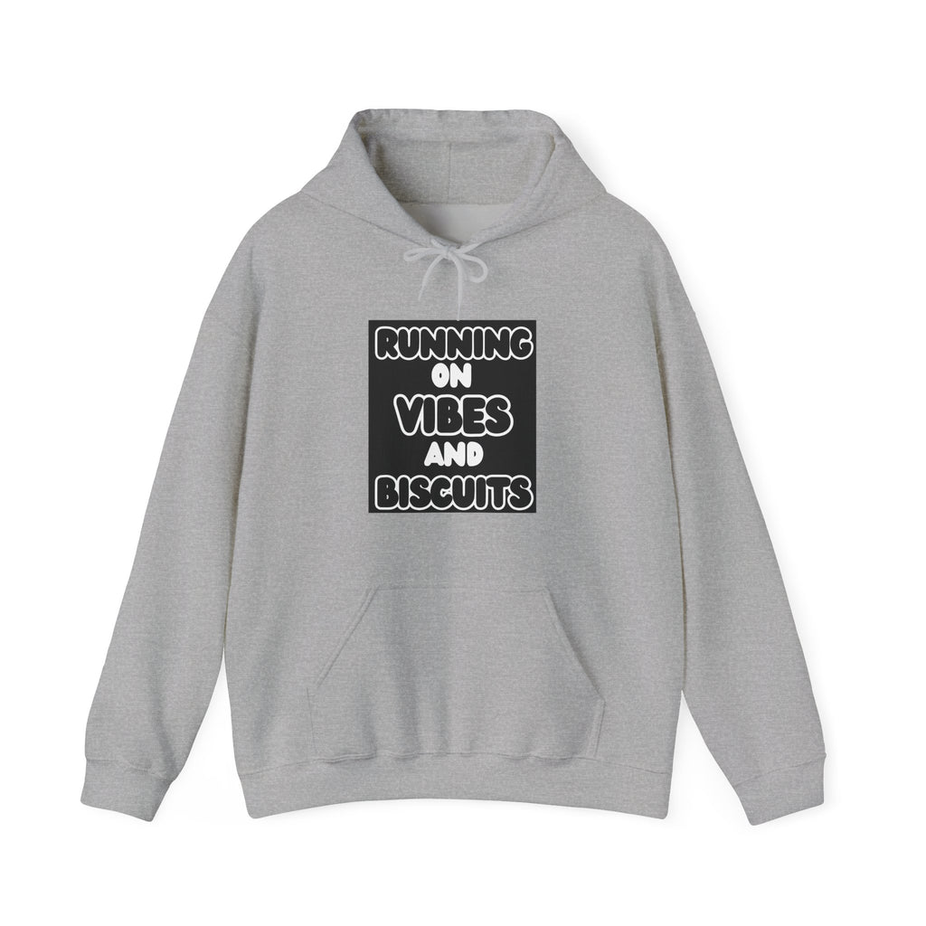 Running On Vibes And Biscuits Graphic Hoodie