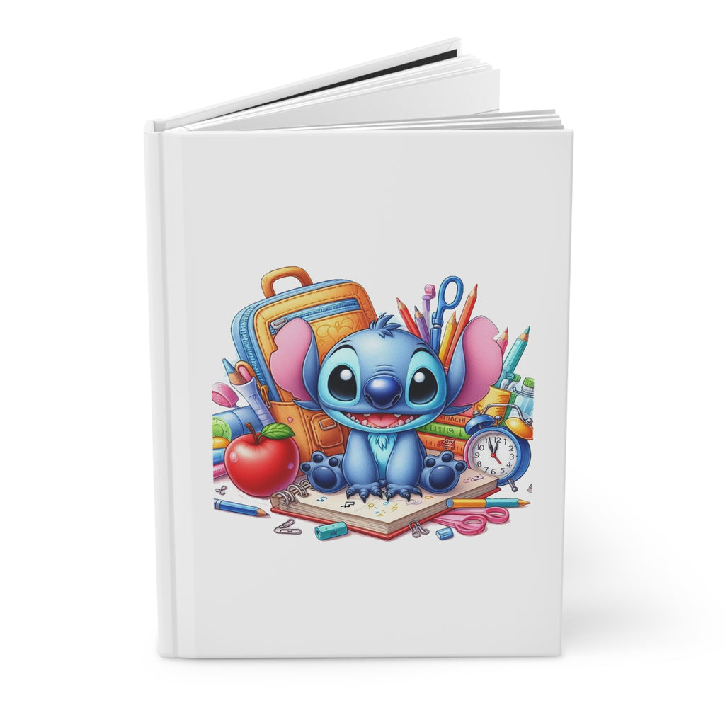 Cute Blue Alien School Journal — Back-to-School Hardcover Notebook