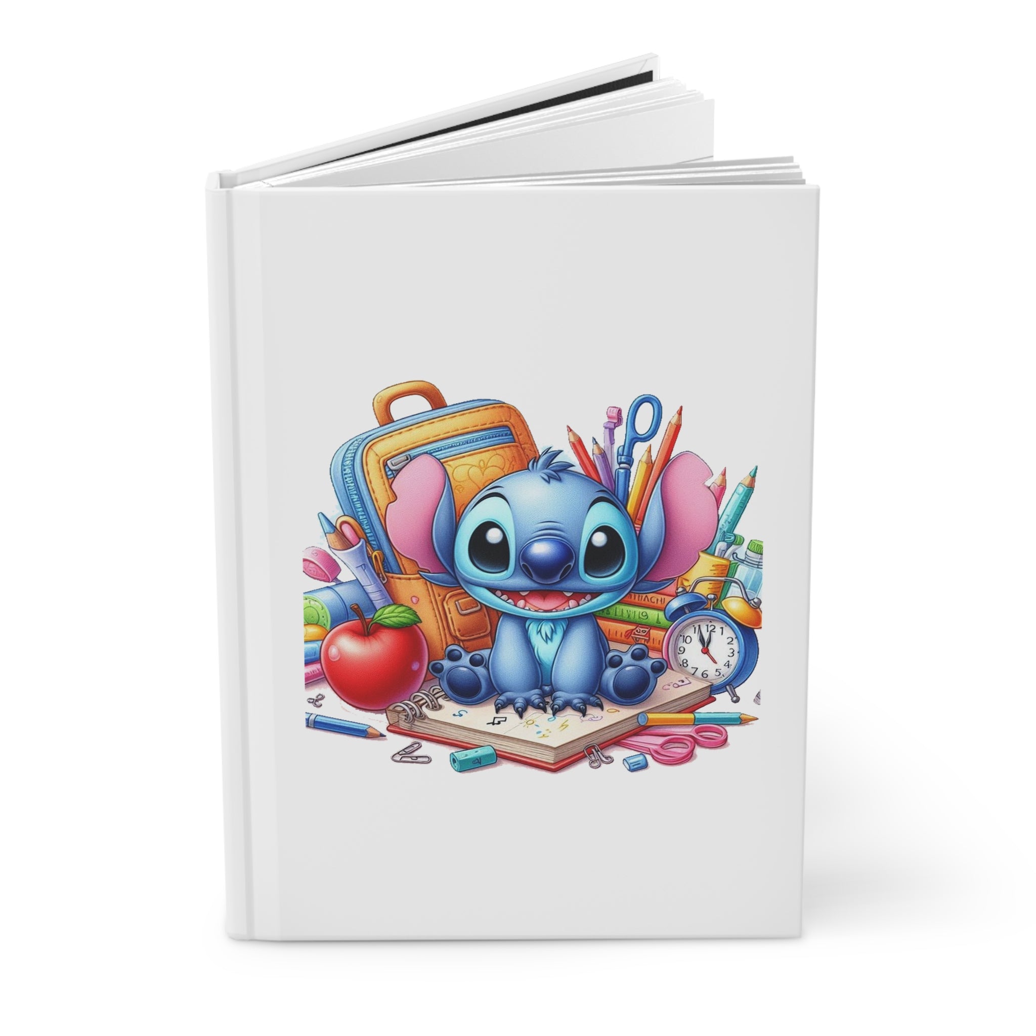 Cute Blue Alien School Journal — Back-to-School Hardcover Notebook