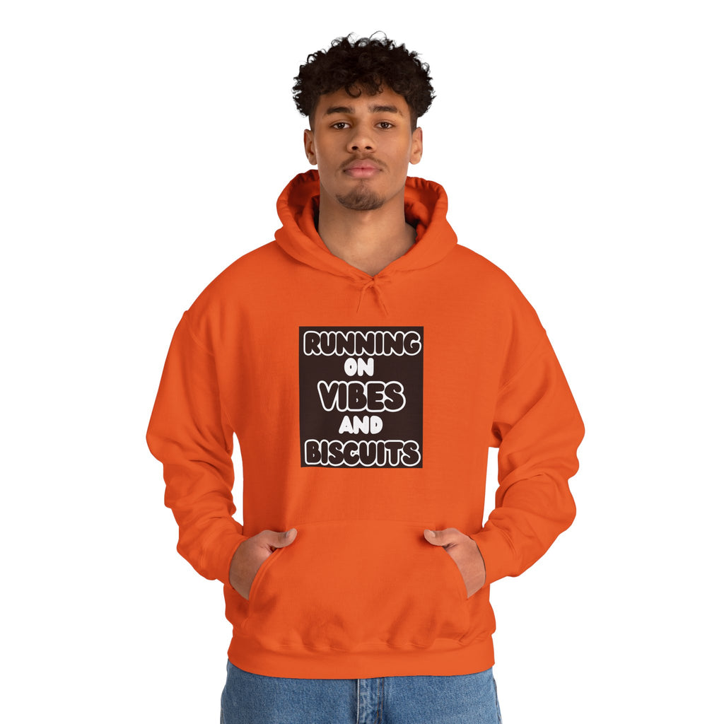 Running On Vibes And Biscuits Graphic Hoodie