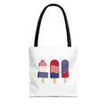 Patriotic Popsicle Tote Bag — 4th of July American Flag Summer Beach Tote