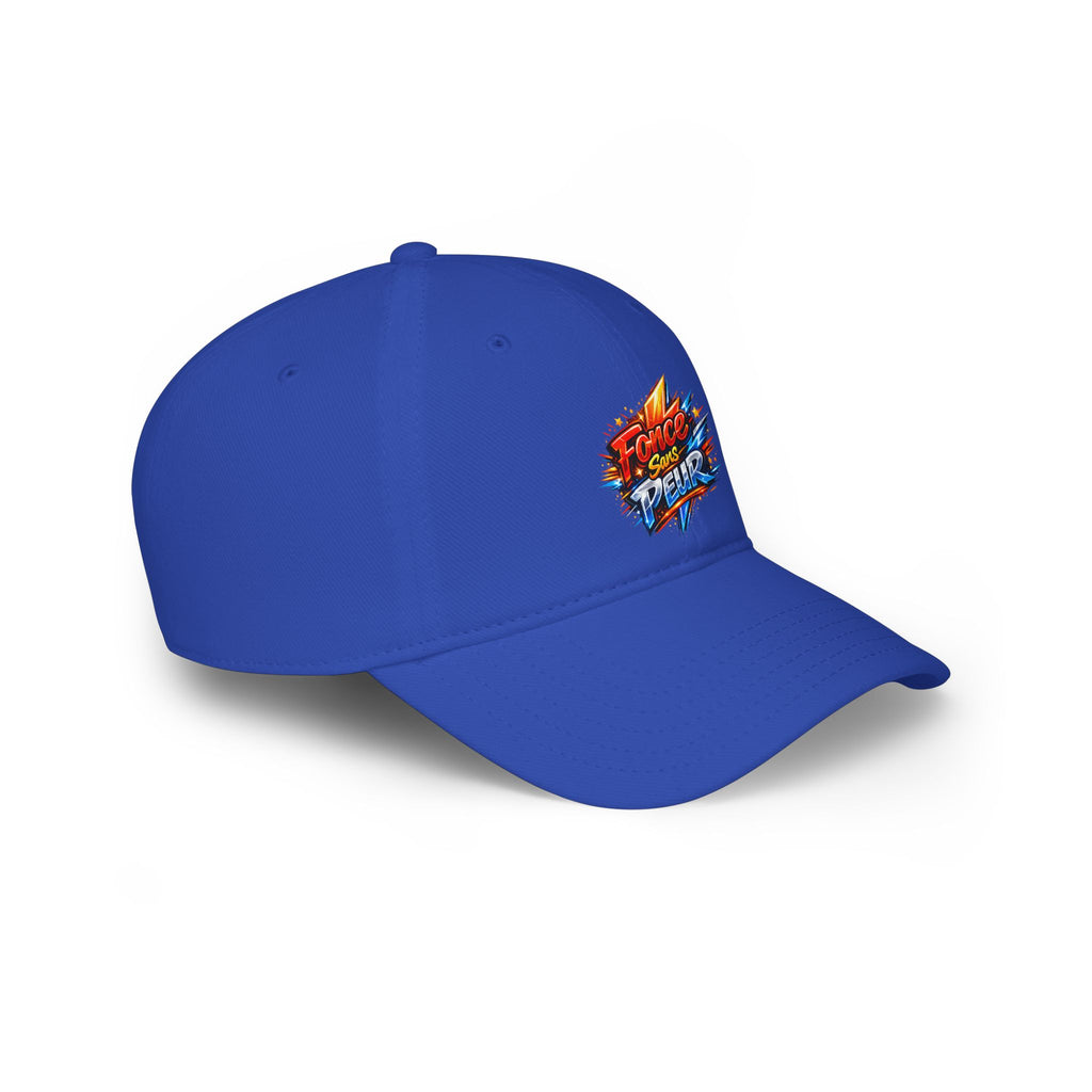 Baseball Cap - "Force Over Fleur" Retro Lightning Logo Embroidered Hat