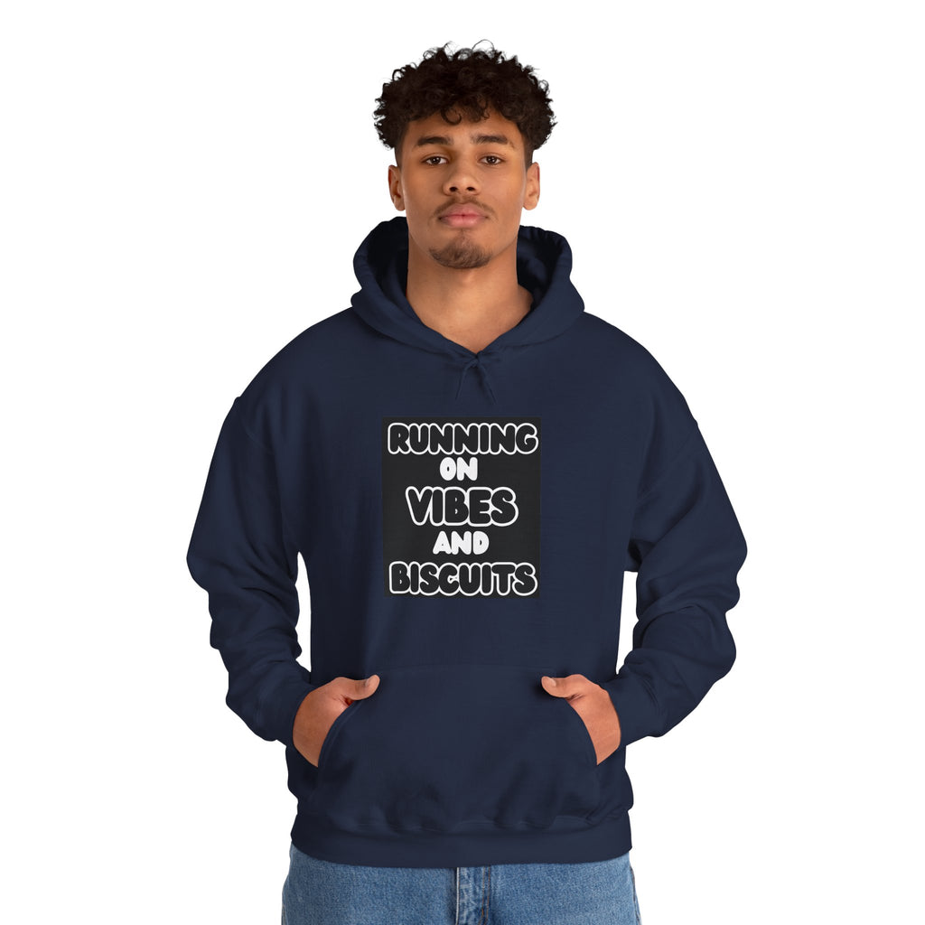 Running On Vibes And Biscuits Graphic Hoodie