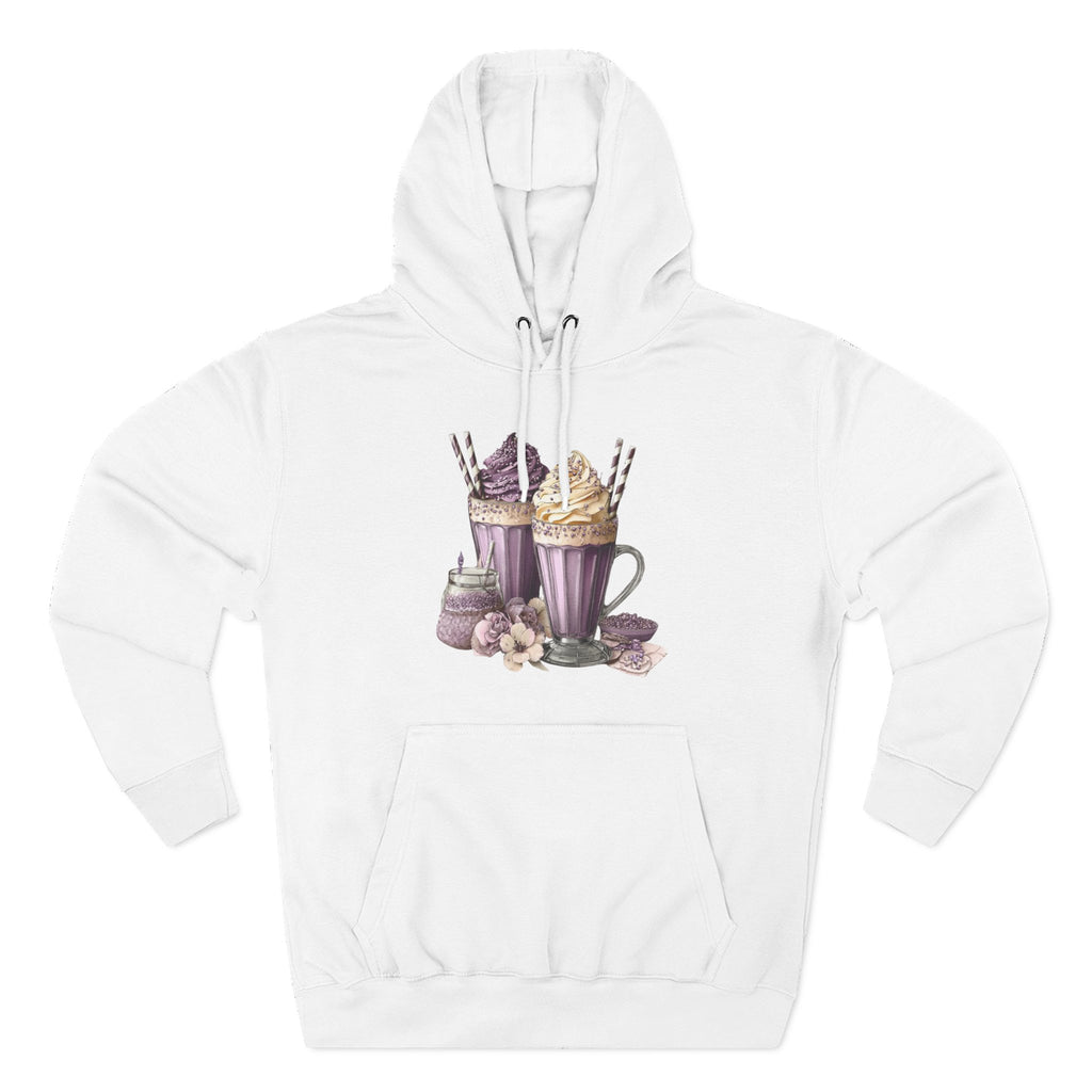 Hot Cocoa & Marshmallow Hoodie — Cozy Dessert Drink Graphic Hoodie