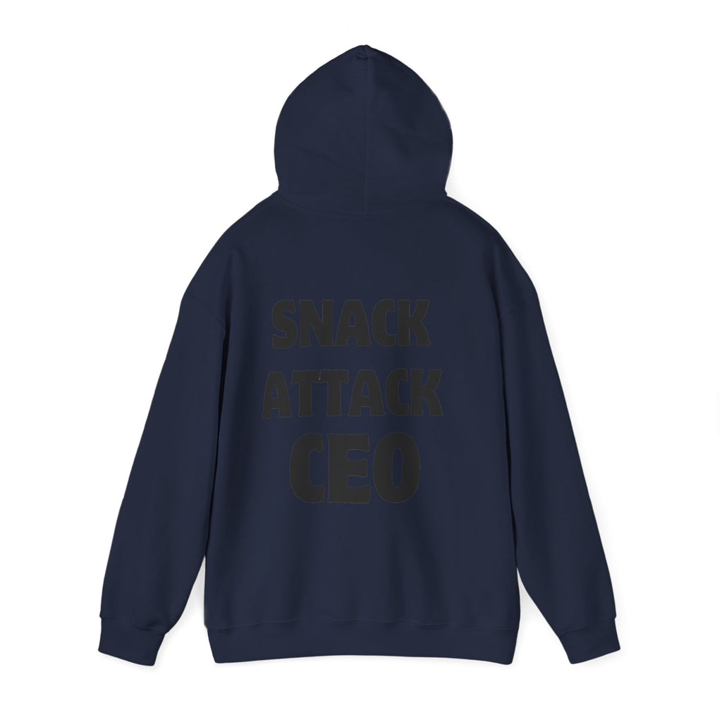 Snack Attack CEO Funny Graphic Hoodie