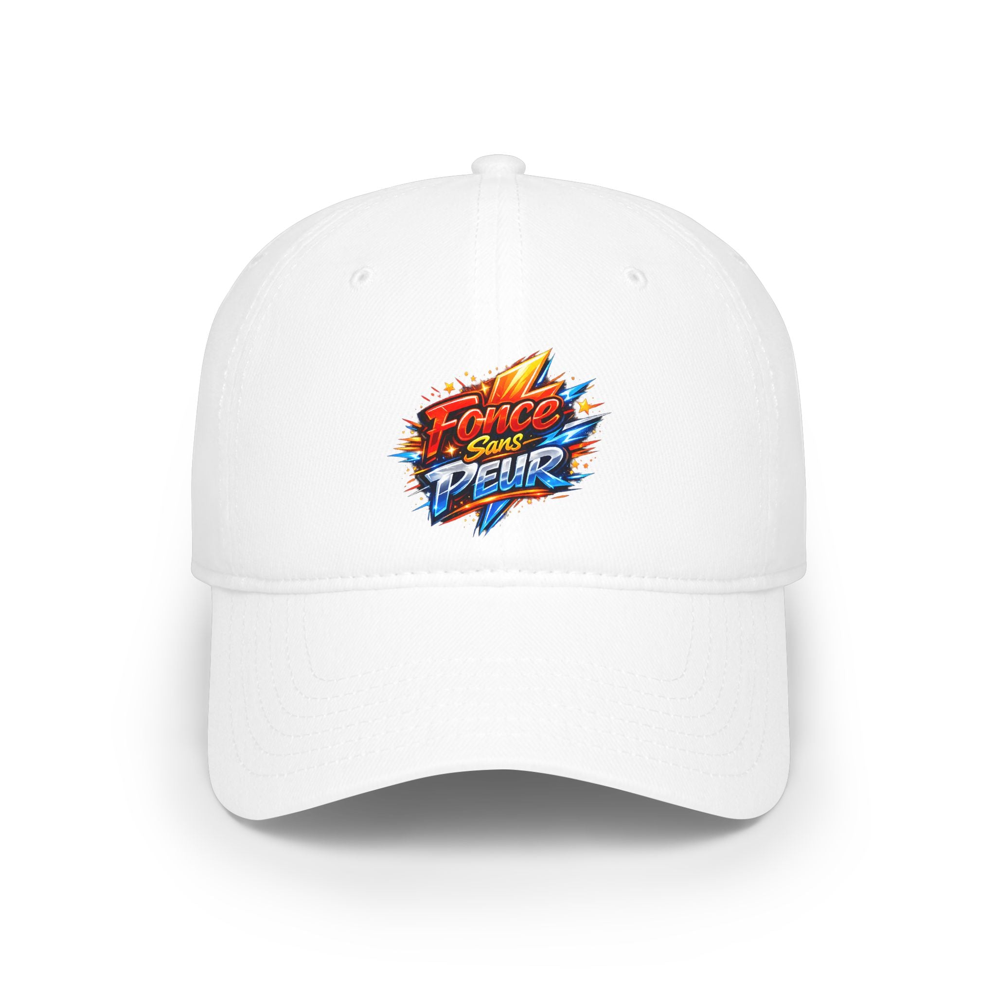 Baseball Cap - "Force Over Fleur" Retro Lightning Logo Embroidered Hat