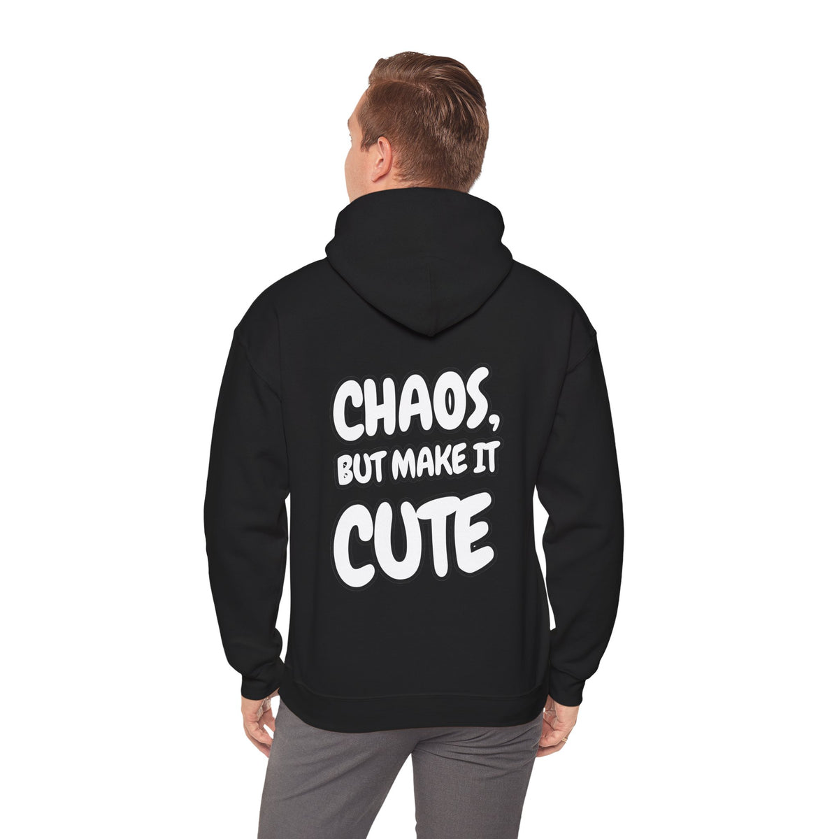 Chaos But Make It Cute Graphic Hoodie
