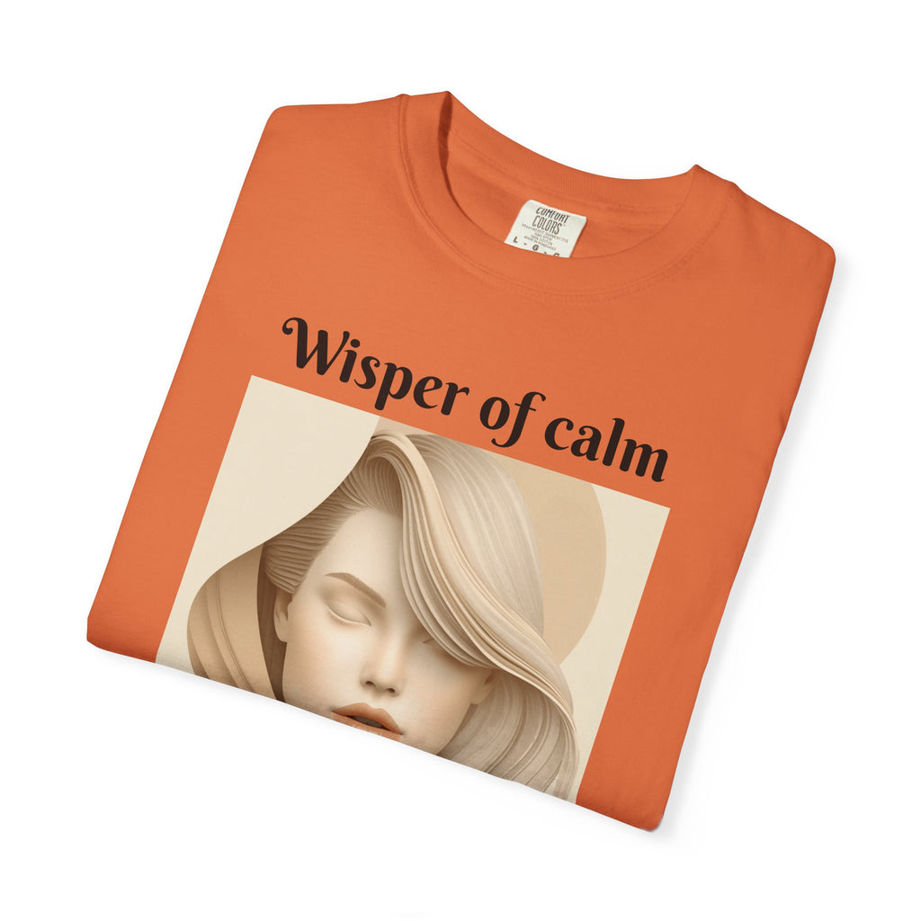 Whisper of Calm T-Shirt — Serene Portrait Graphic Tee