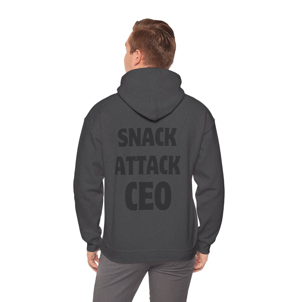 Snack Attack CEO Funny Graphic Hoodie