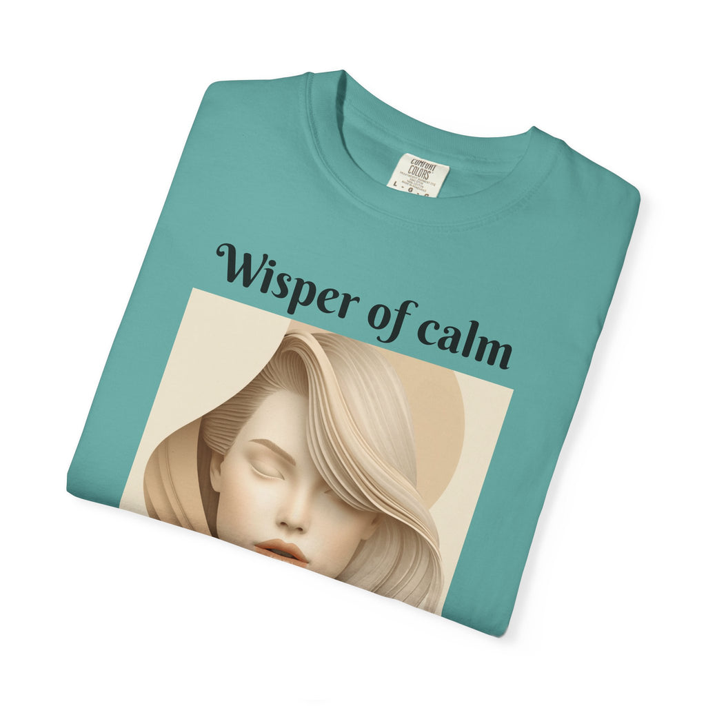 Whisper of Calm T-Shirt — Serene Portrait Graphic Tee
