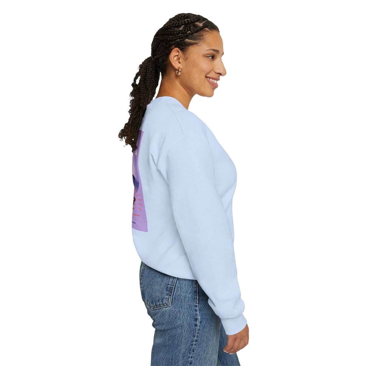 Keep Going Mountain Graphic Crewneck Sweatshirt