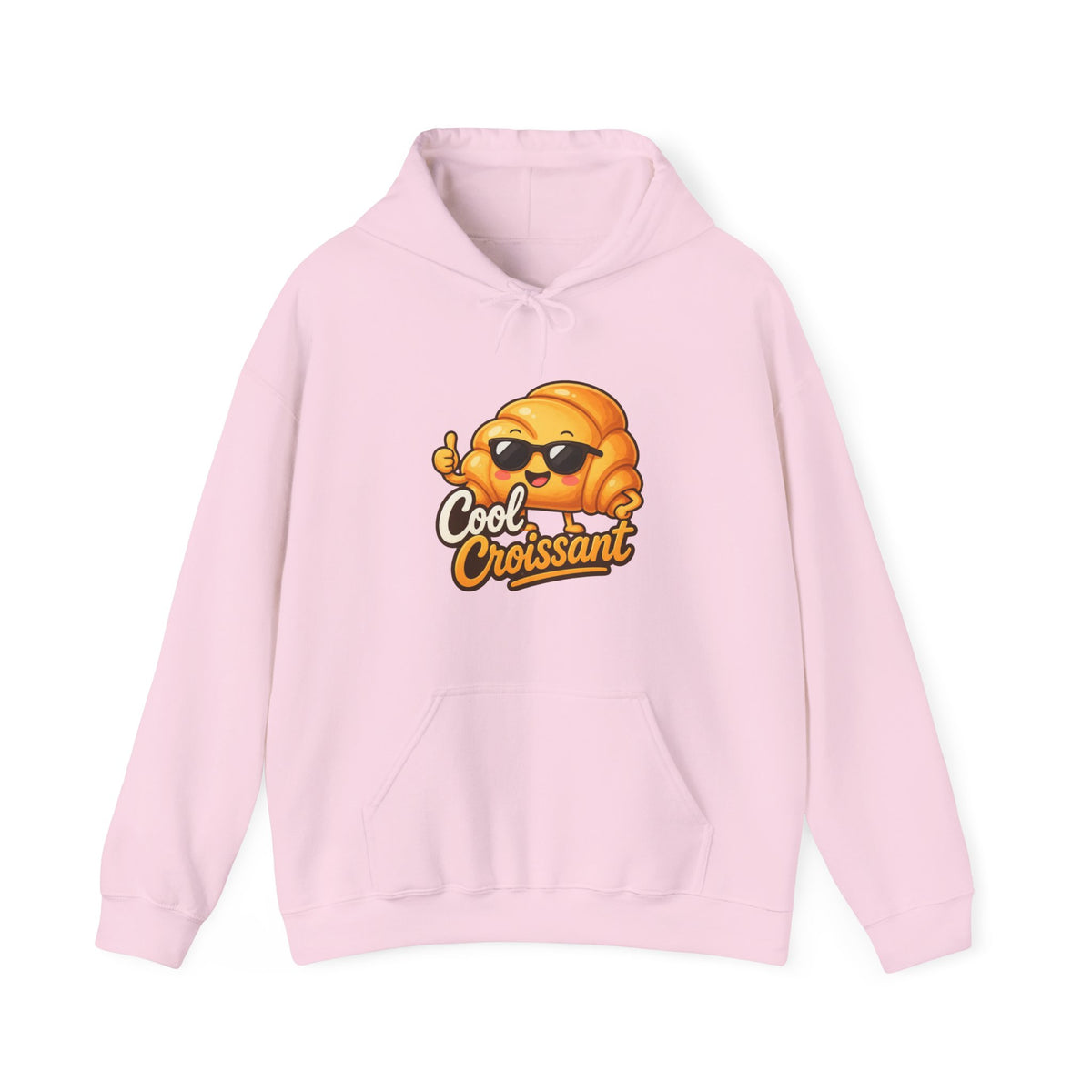 Cool Croissant Graphic Pullover Hoodie – Unisex