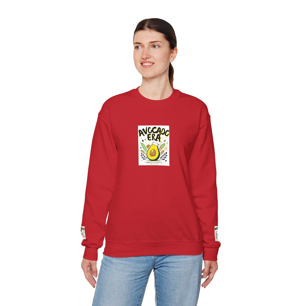 Avocado Era Crewneck Sweatshirt – Cute Avocado Graphic Pullover
