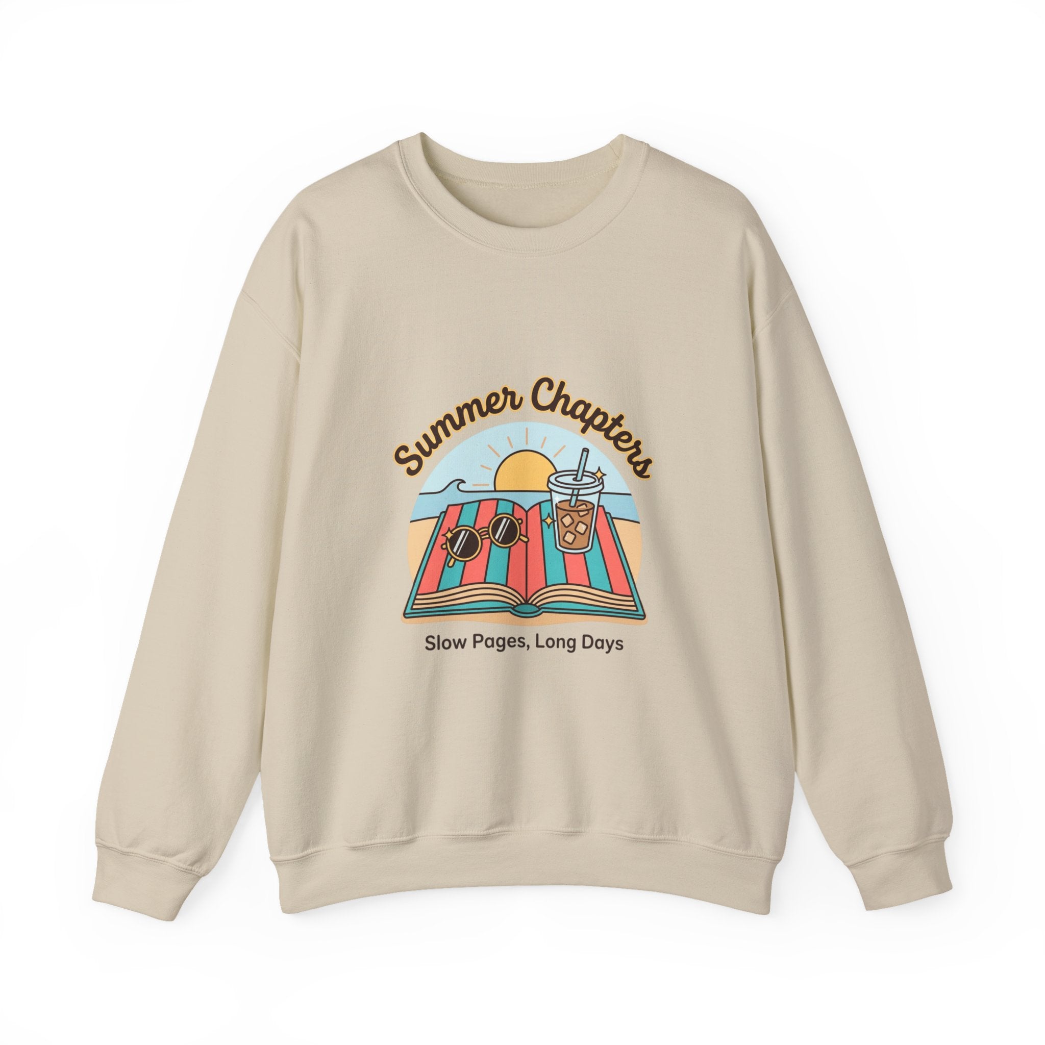 Summer Chapters Crewneck Sweatshirt | summer aesthetic, retro coastal vibes
