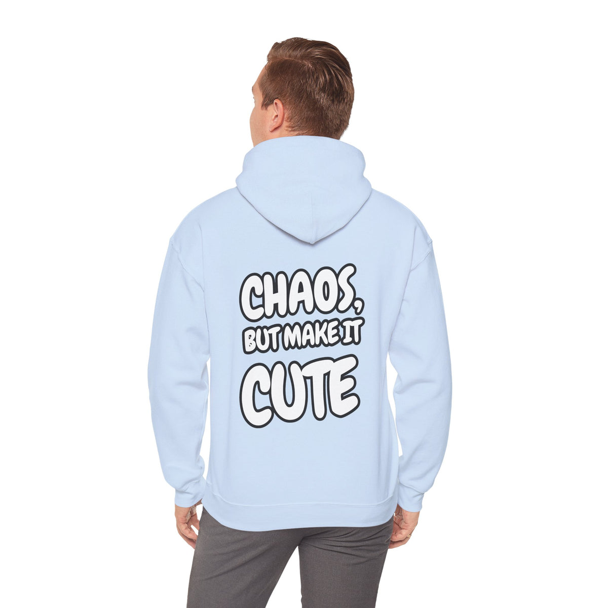 Chaos But Make It Cute Graphic Hoodie