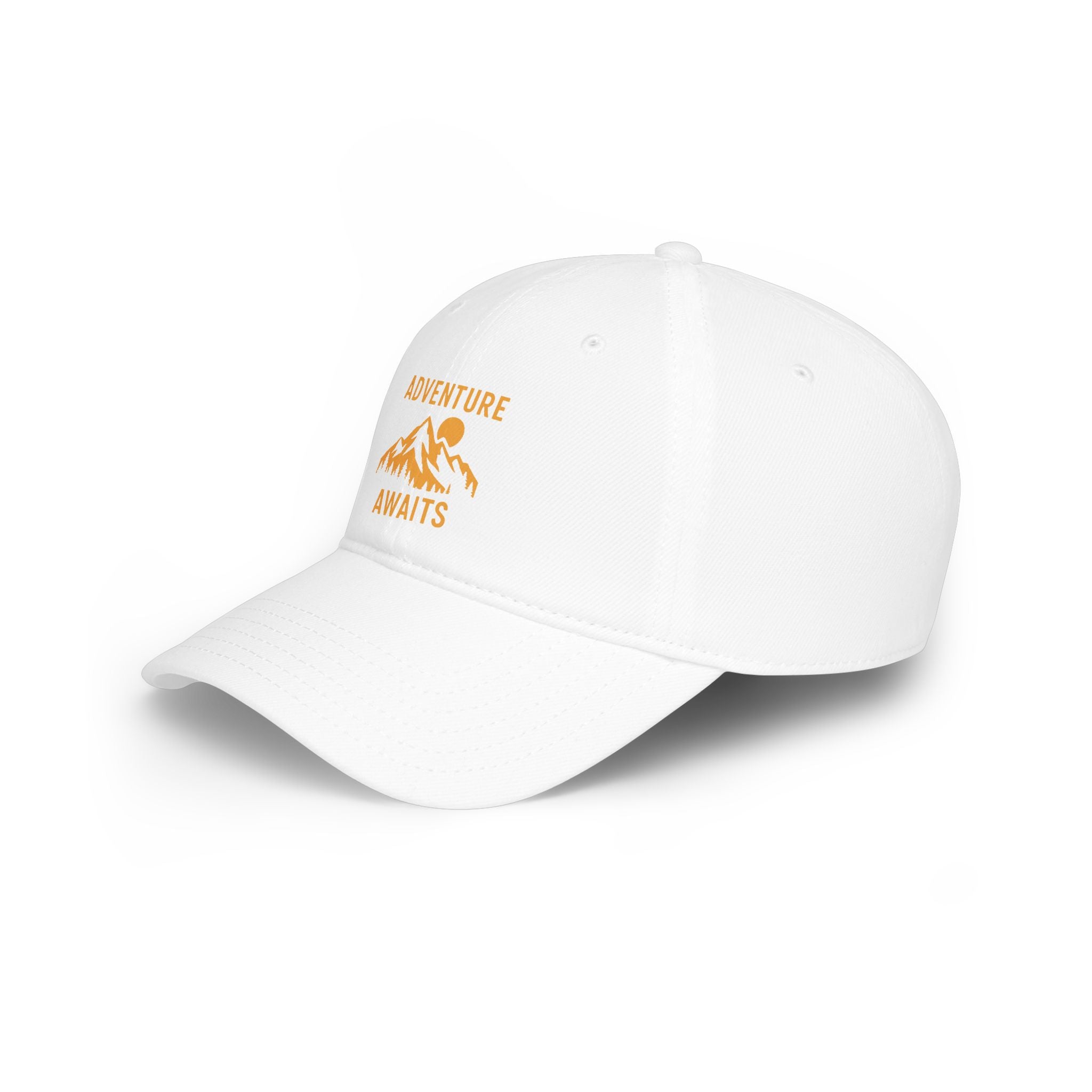 Adventure Awaits Baseball Cap — Mountain Hiking Hat for Outdoor Travel