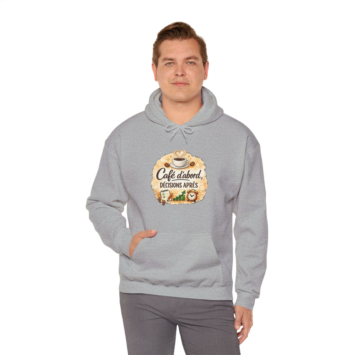 Café d’abord, décisions après – Coffee Lover Hoodie