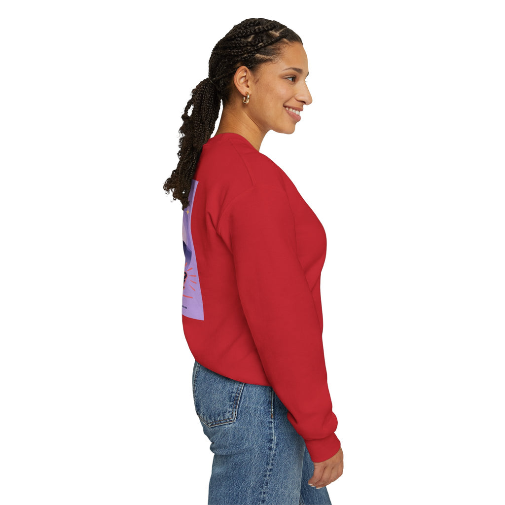 Keep Going Mountain Graphic Crewneck Sweatshirt