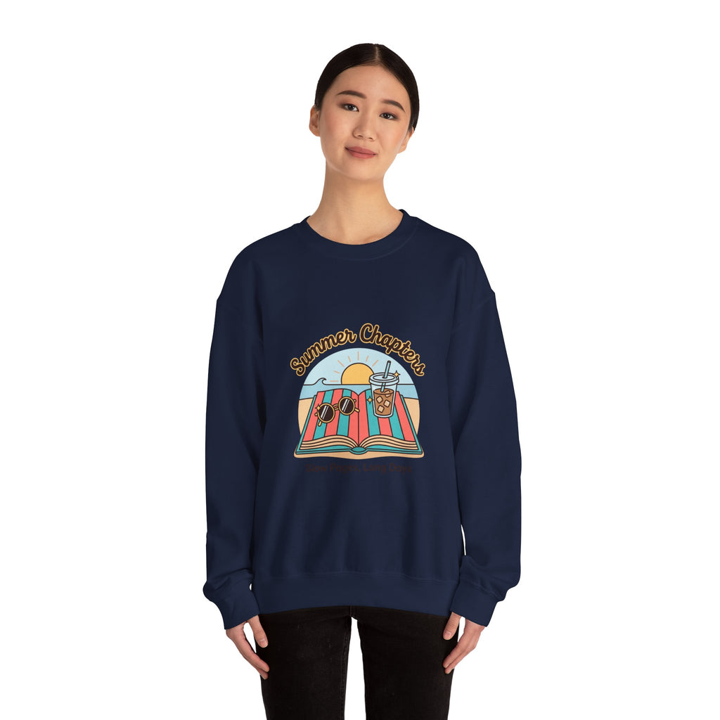 Summer Chapters Crewneck Sweatshirt | summer aesthetic, retro coastal vibes