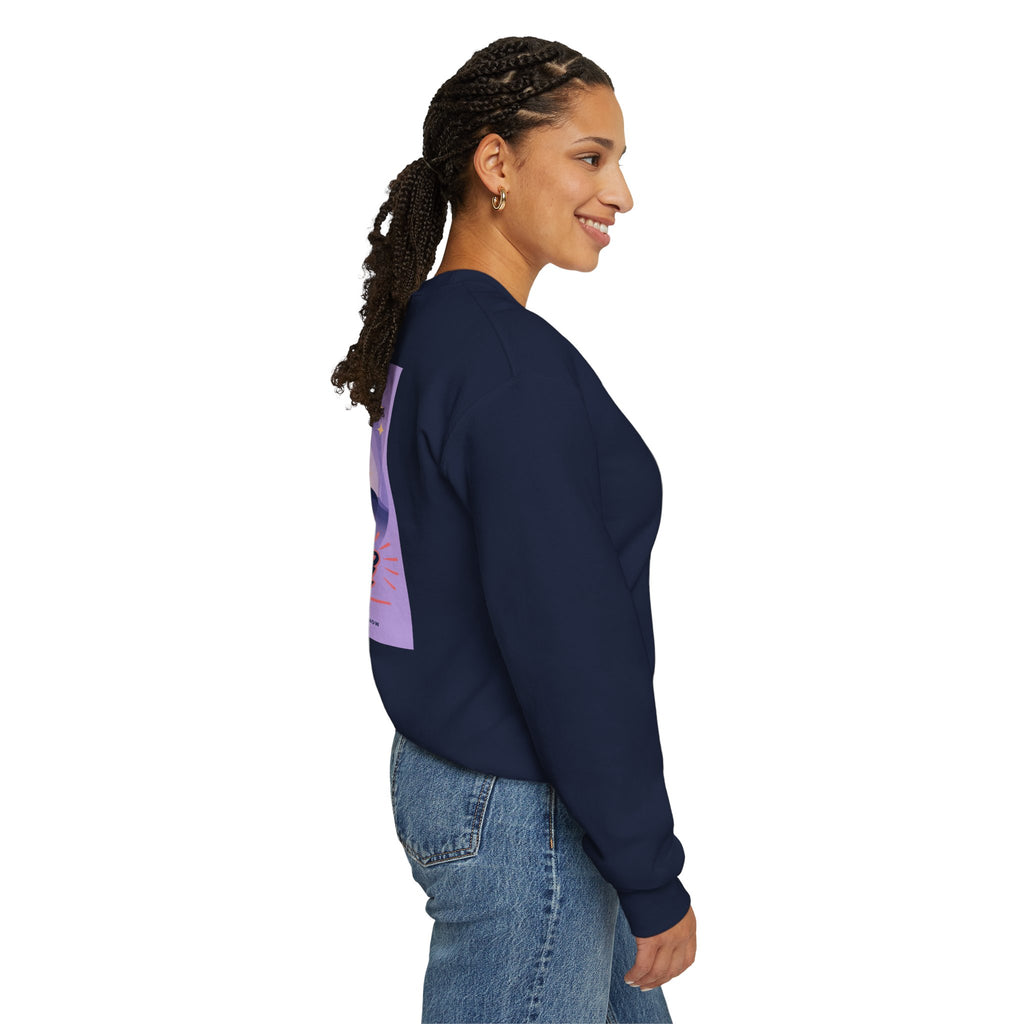 Keep Going Mountain Graphic Crewneck Sweatshirt