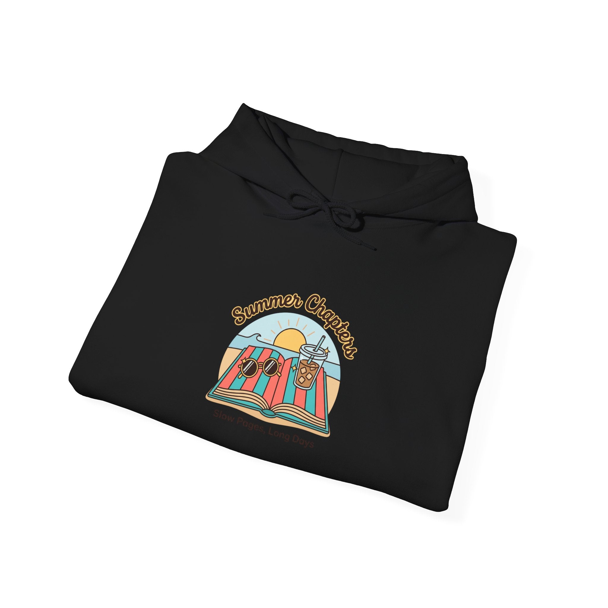 Sunny Retro Beachscape Hoodie | summer aesthetic, coastal vibes