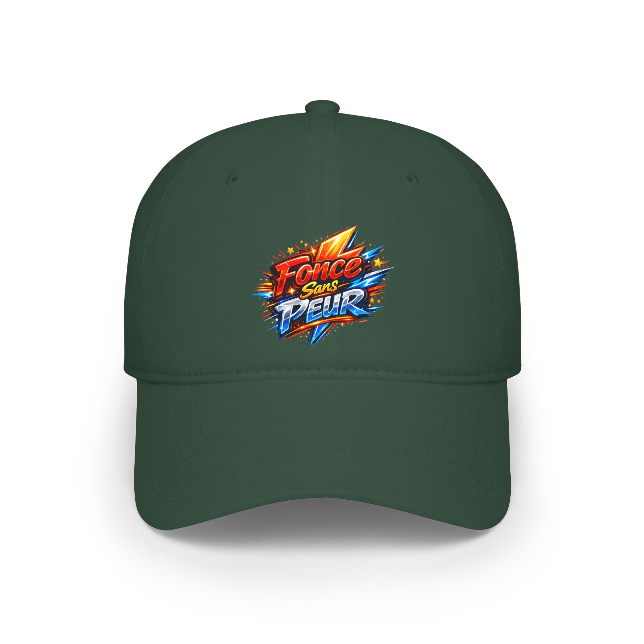 Baseball Cap - "Force Over Fleur" Retro Lightning Logo Embroidered Hat