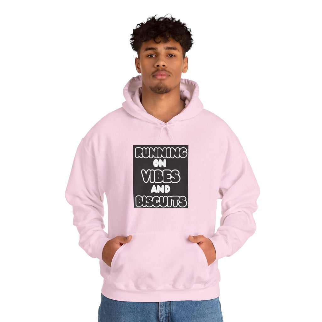 Running On Vibes And Biscuits Graphic Hoodie