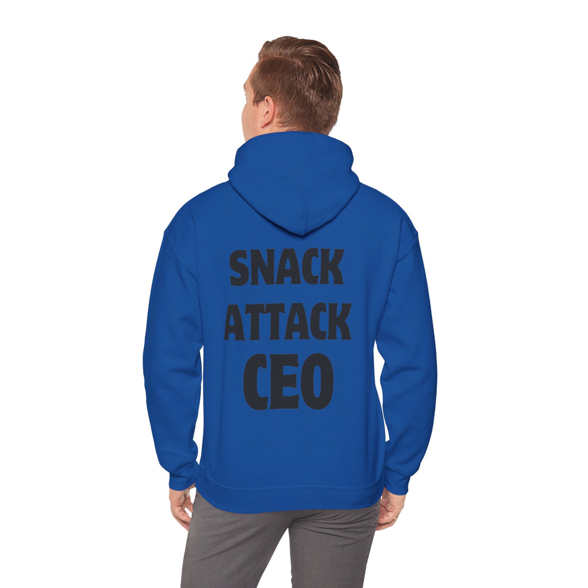 Snack Attack CEO Funny Graphic Hoodie