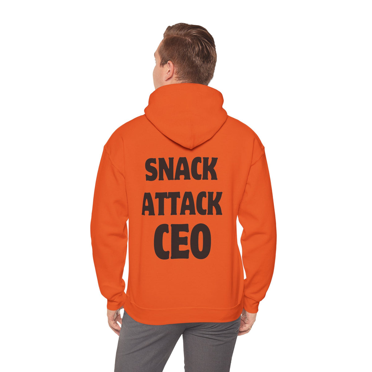 Snack Attack CEO Funny Graphic Hoodie