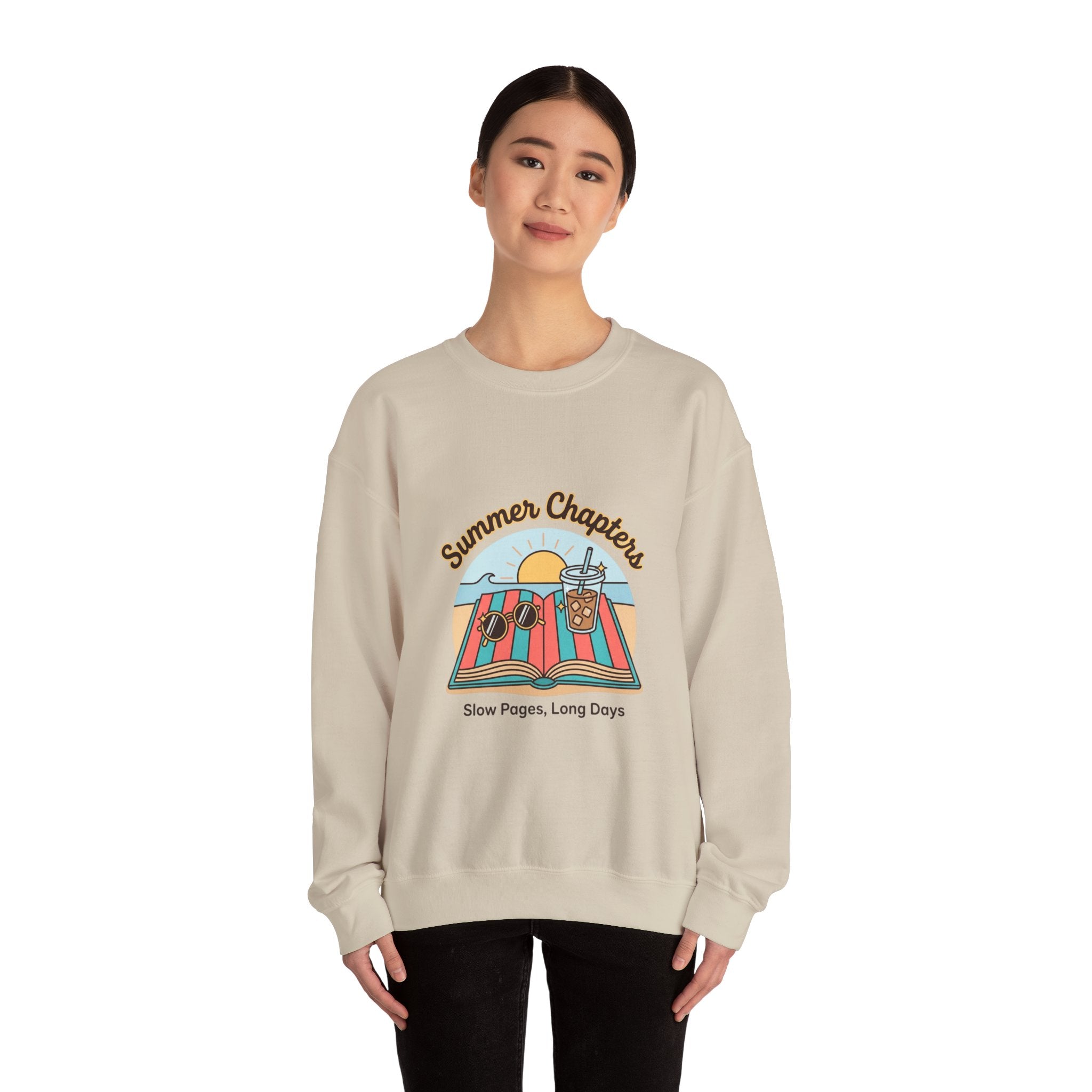 Summer Chapters Crewneck Sweatshirt | summer aesthetic, retro coastal vibes