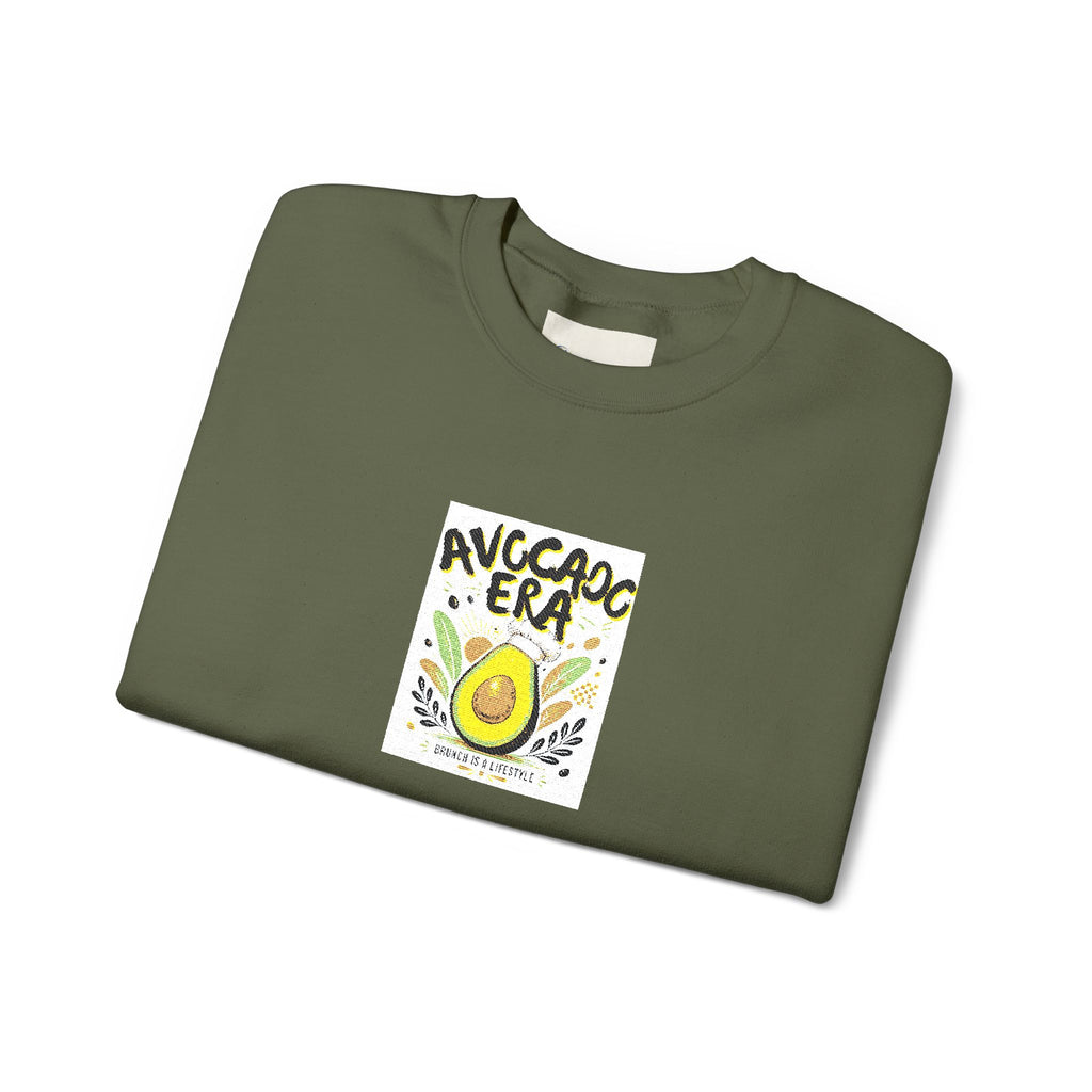 Avocado Era Crewneck Sweatshirt – Cute Avocado Graphic Pullover