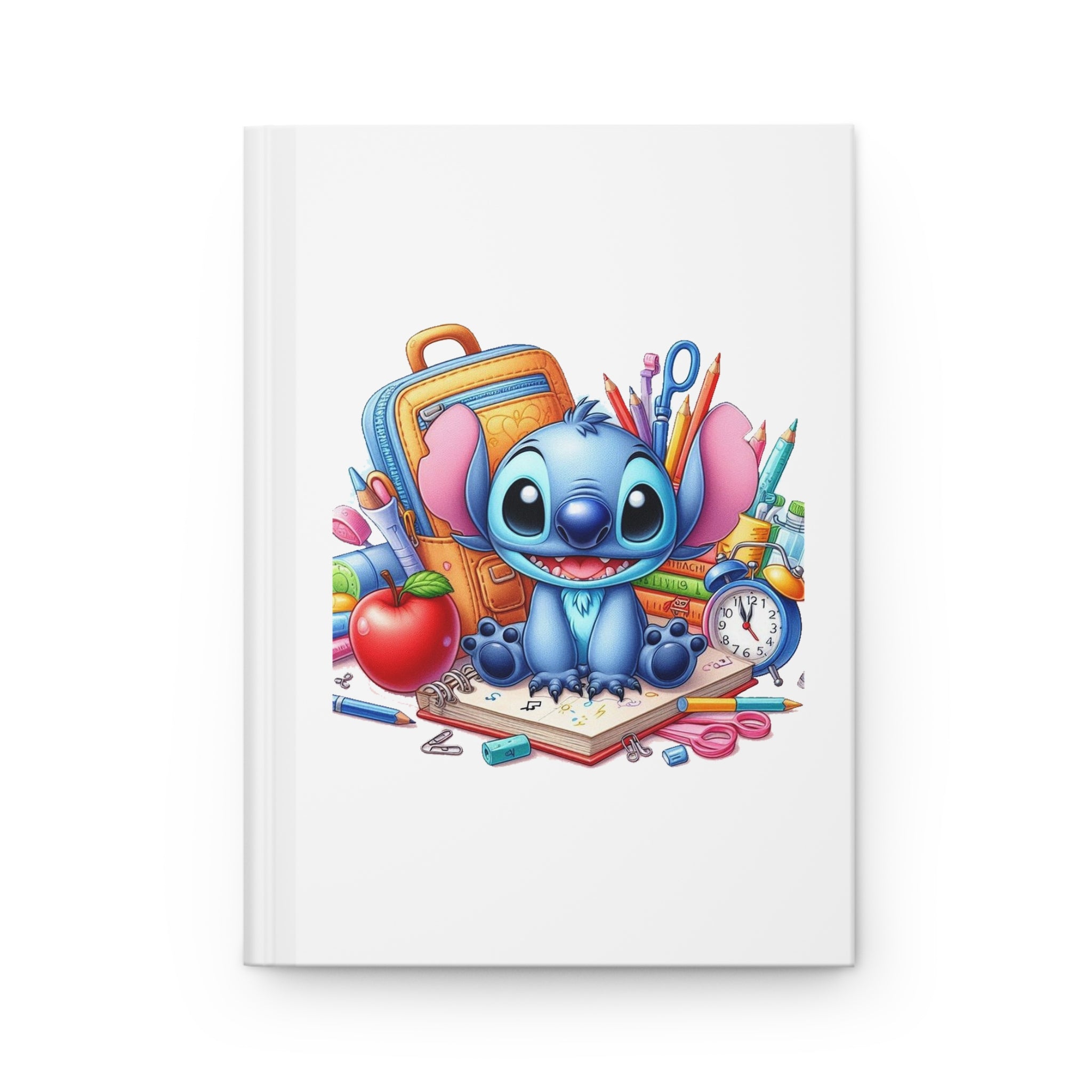 Cute Blue Alien School Journal — Back-to-School Hardcover Notebook