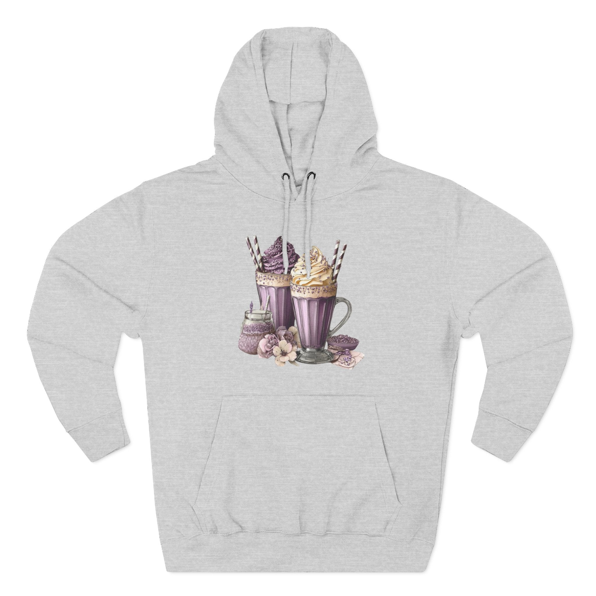 Hot Cocoa & Marshmallow Hoodie — Cozy Dessert Drink Graphic Hoodie