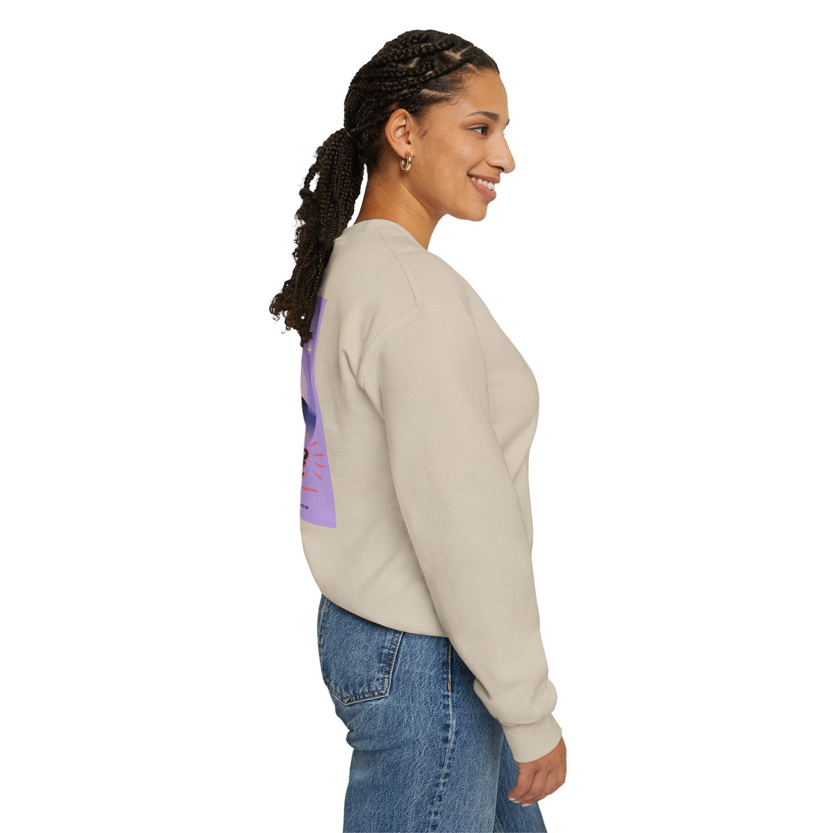 Keep Going Mountain Graphic Crewneck Sweatshirt