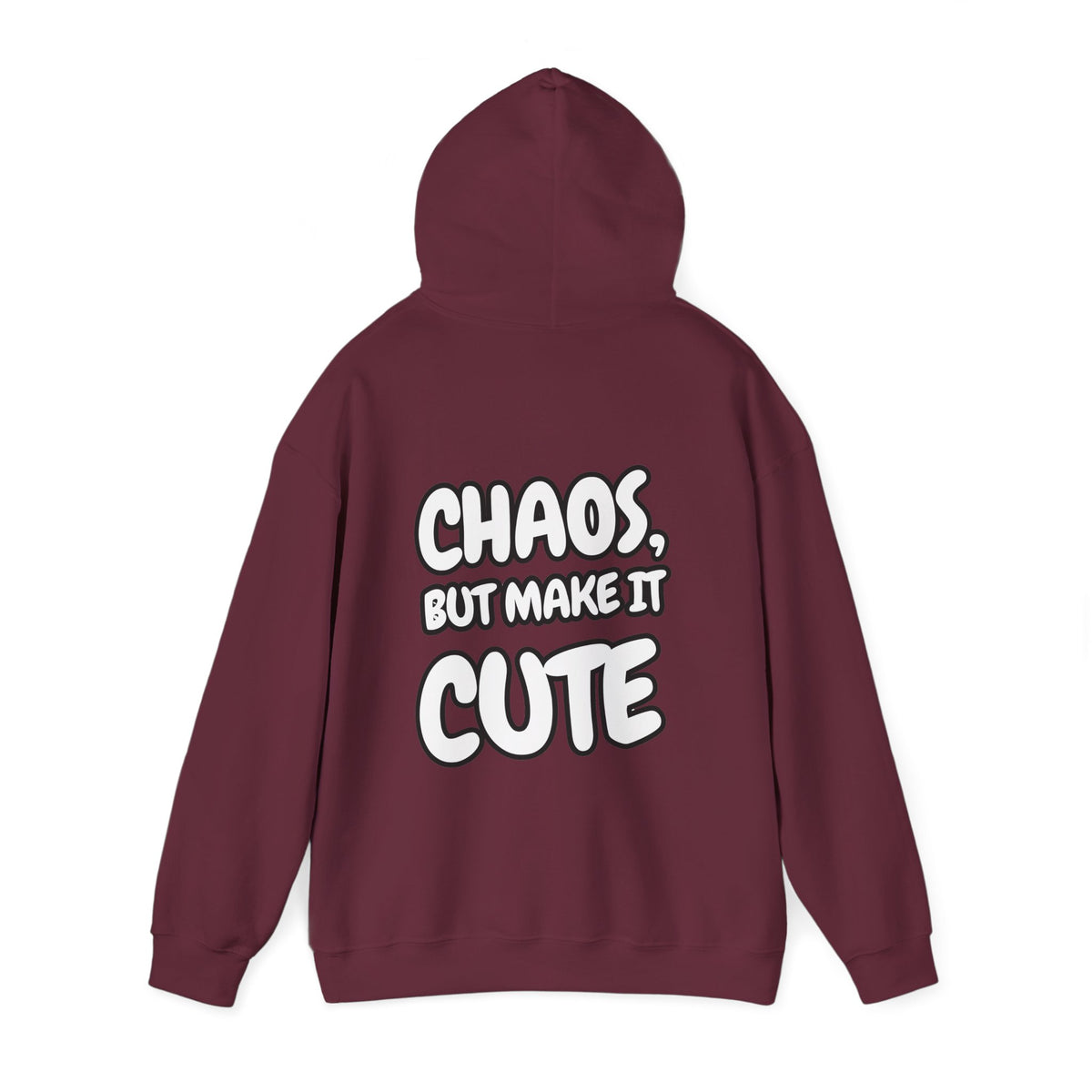 Chaos But Make It Cute Graphic Hoodie