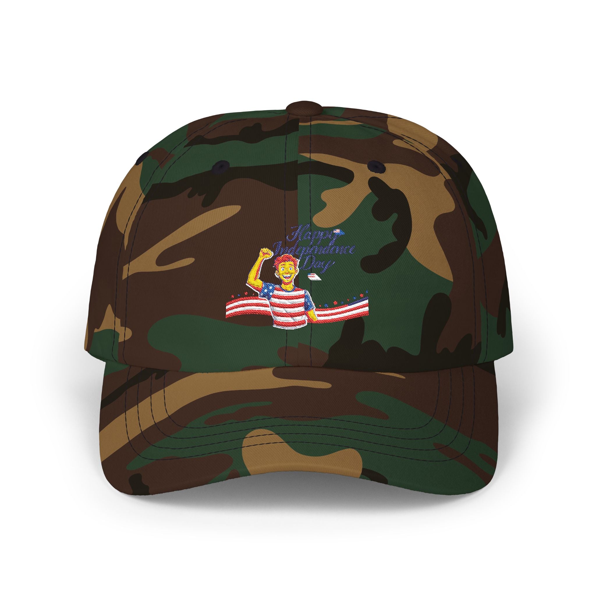 Independence Day Dad Cap – 'Happy Independence Day' Patriotic Baseball Hat