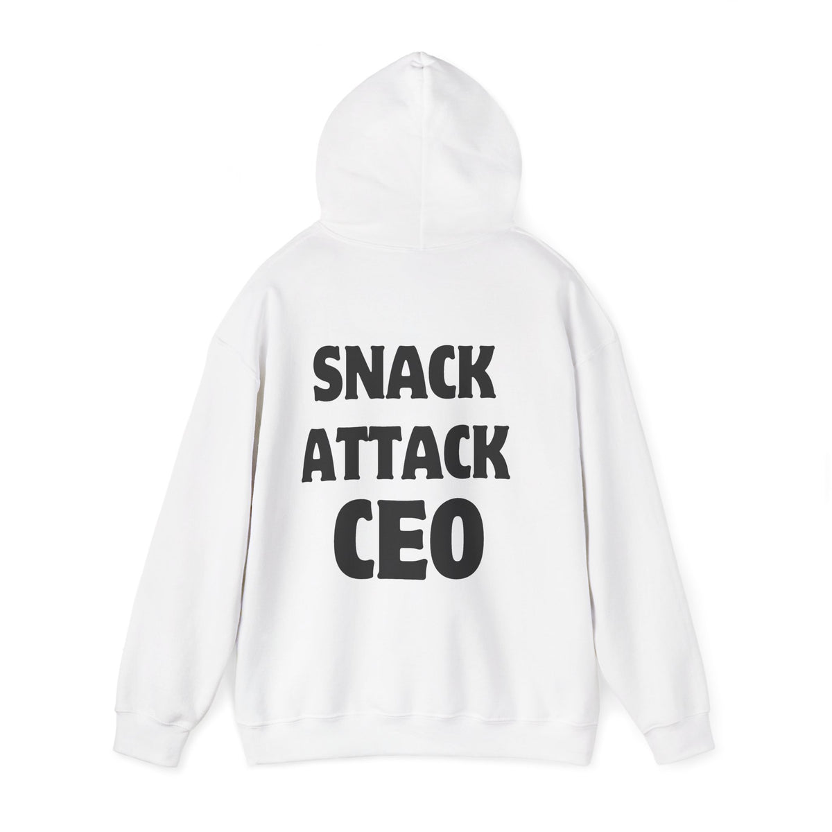Snack Attack CEO Funny Graphic Hoodie