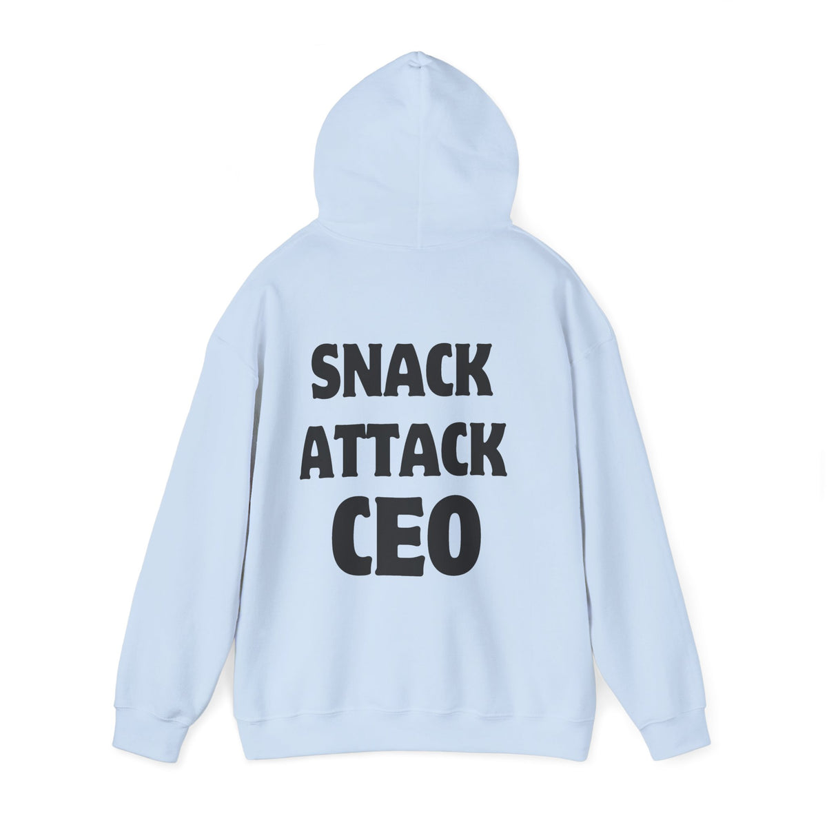 Sweat à capuche graphique amusant Snack Attack CEO