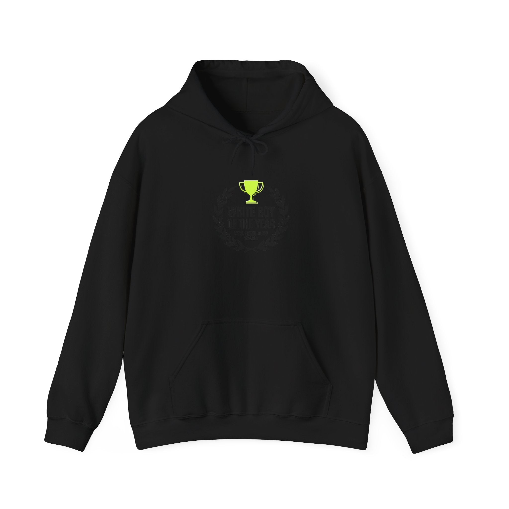 White Boy of the Year Hoodie | minimal meme, bold text