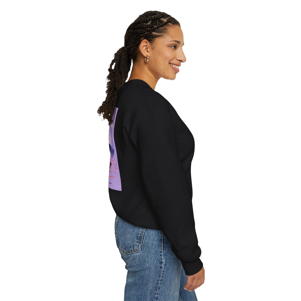 Keep Going Mountain Graphic Crewneck Sweatshirt