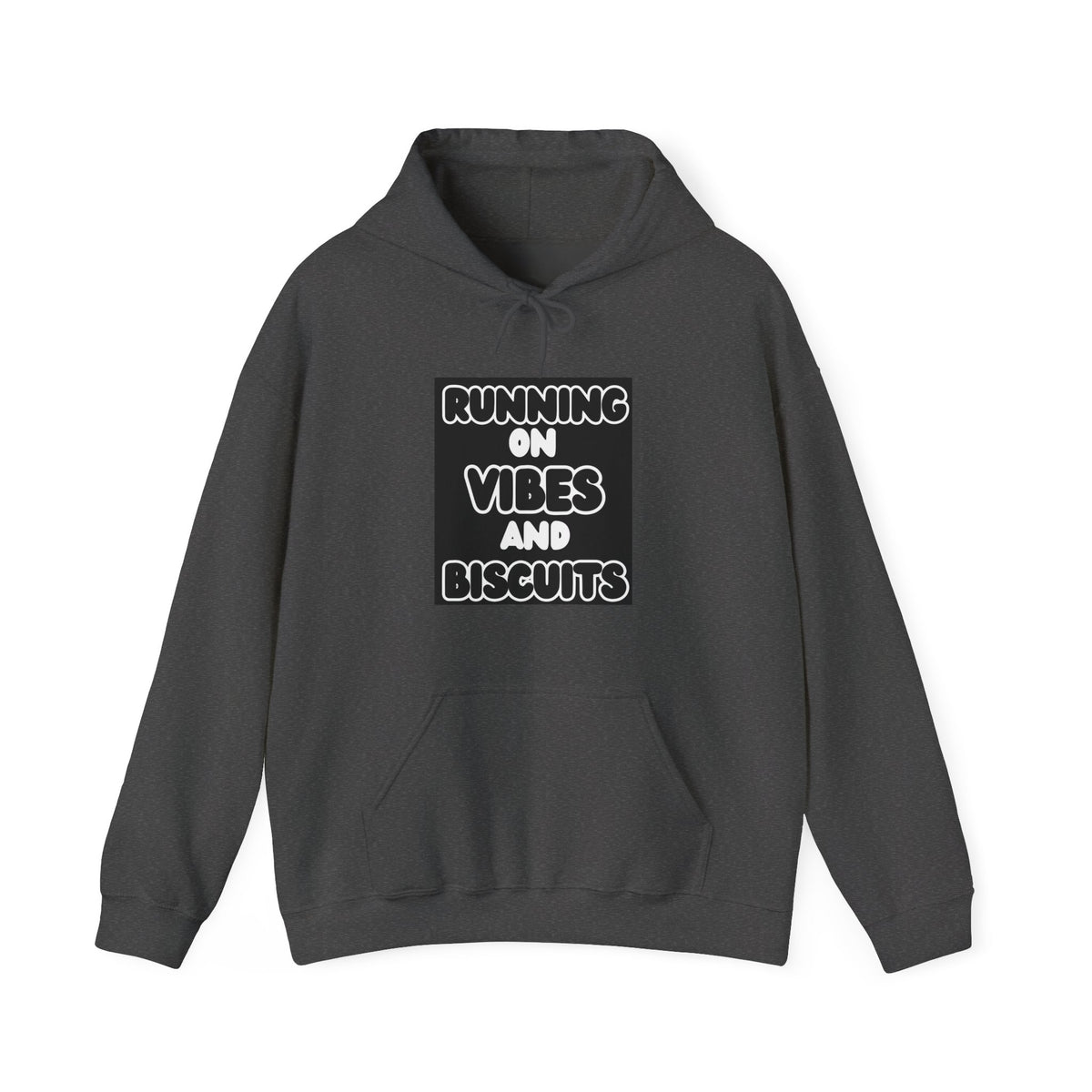 Running On Vibes And Biscuits Graphic Hoodie