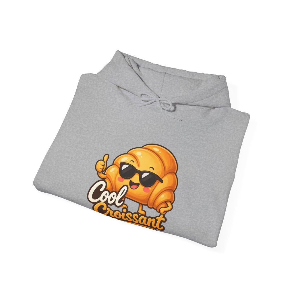 Cool Croissant Graphic Pullover Hoodie – Unisex