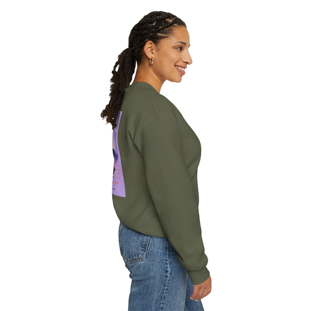 Keep Going Mountain Graphic Crewneck Sweatshirt
