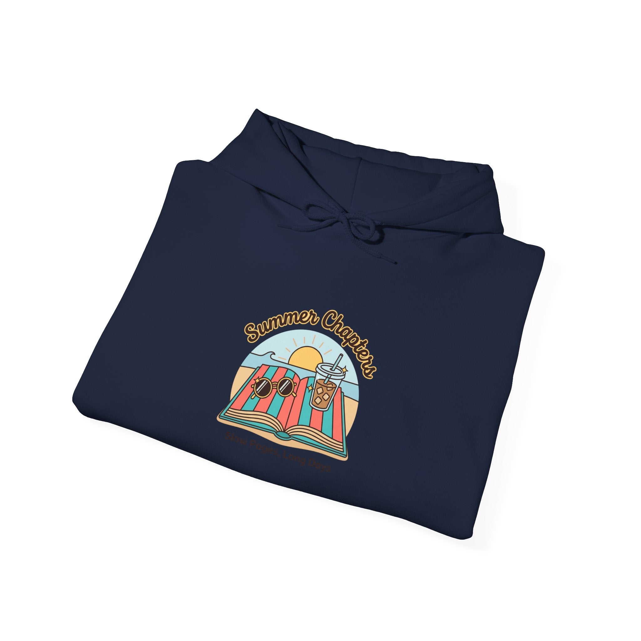 Sunny Retro Beachscape Hoodie | summer aesthetic, coastal vibes