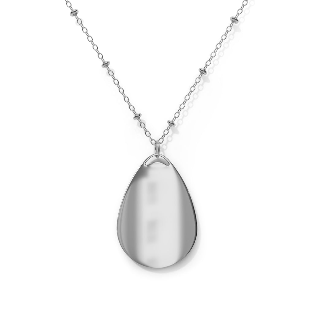 Oval Necklace — "You're Purrfect" Black Cat Heart Pendant Necklace